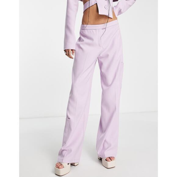 Pants - Kyo from AOS Lavender High-Waisted Wide-Leg‎ Pants - Size 4 NWT